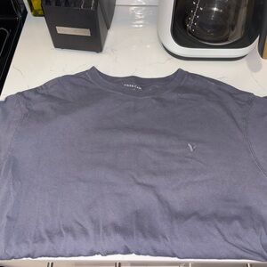 American Eagle Outfitters Gray Short Sleeve Tee